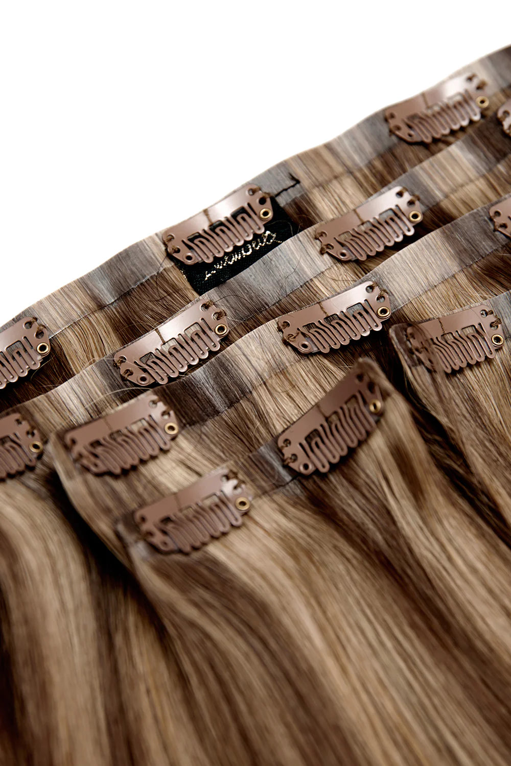 Luxury Gold 20" 200g 5 Piece Human Hair Extensions - BROWNS | MELLOW BROWN #2