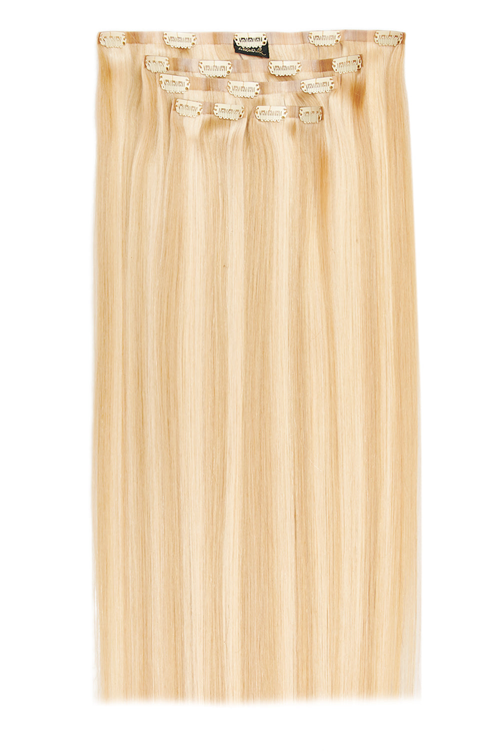 Luxury Gold 20" 200g 5 Piece Human Hair Extensions - BLONDES | HIGHLIGHTED CHAMPAGNE #2