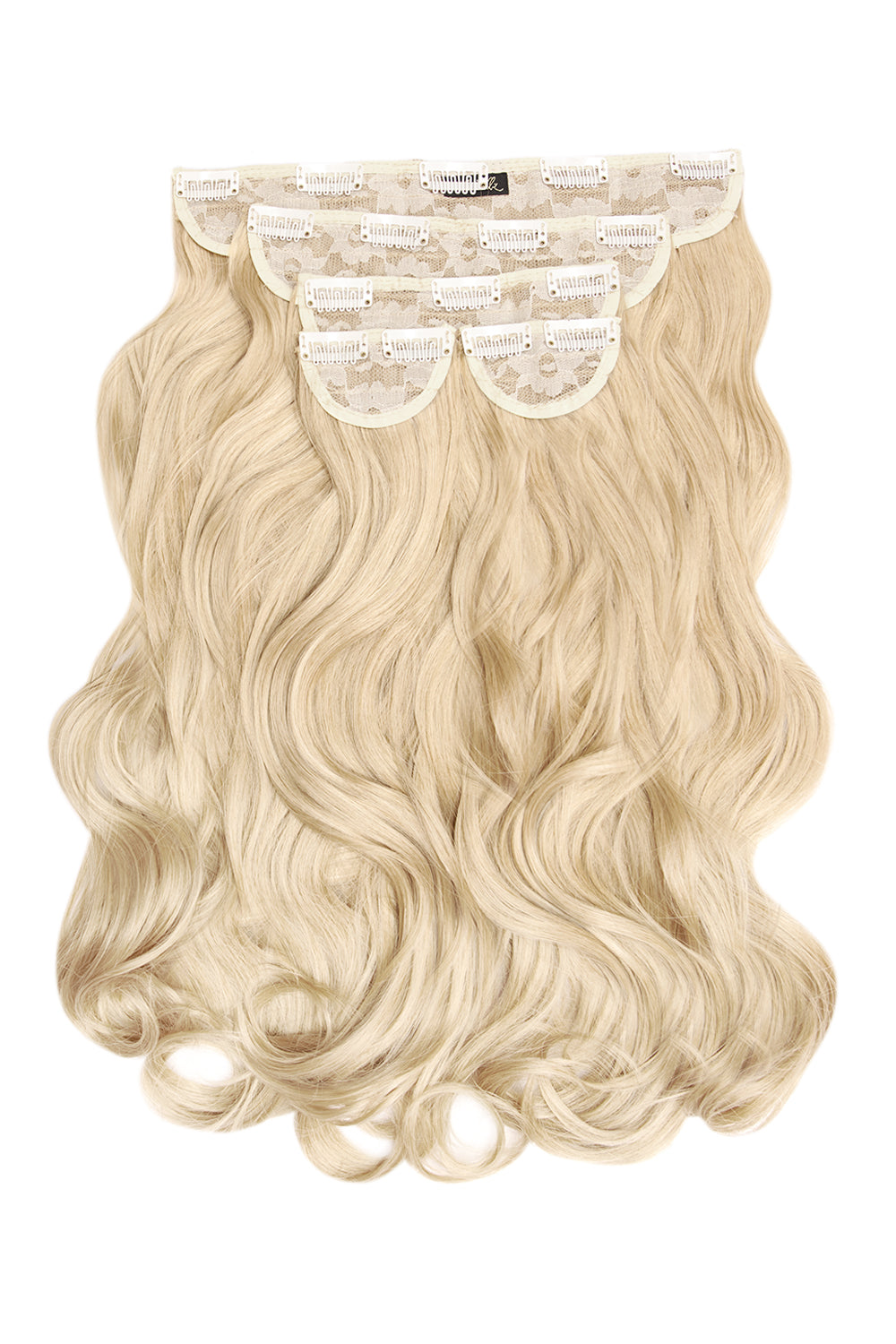 Super Thick 22" 5 Piece Natural Wavy Clip In Hair Extensions - BLONDES | LIGHT BLONDE #1