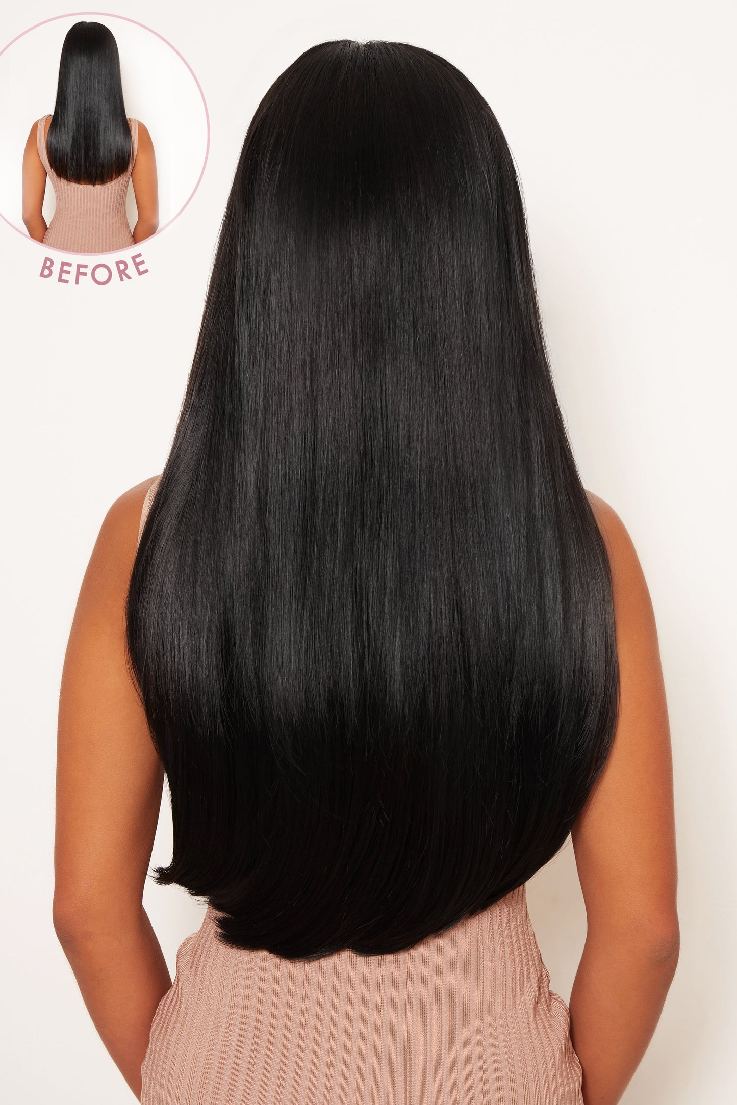 Super Thick 22" 5 Piece Straight Clip In Hair Extensions