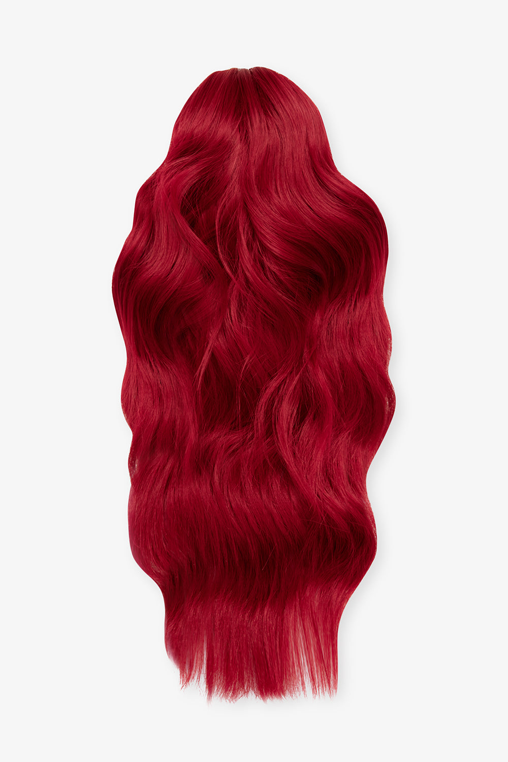 Brushed Out Wave 16" Claw Clip Pony - REDS | BURGUNDY RUBY RED #1