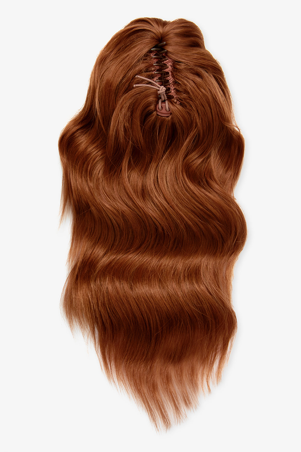 Brushed Out Wave 16" Claw Clip Pony - REDS | COPPER RED #2