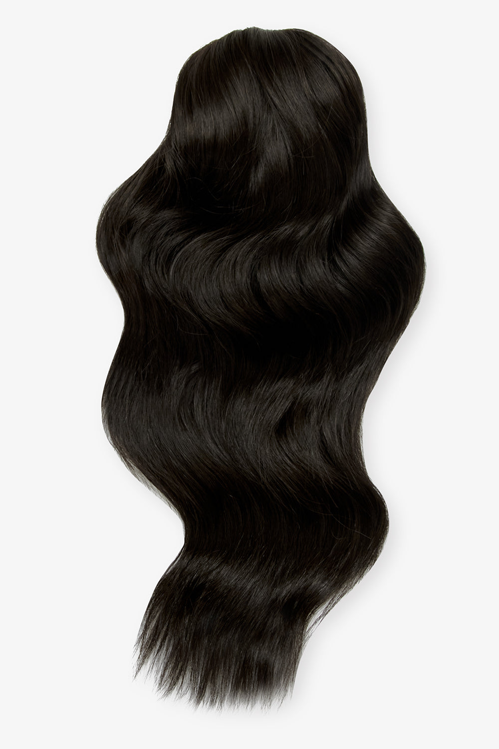Brushed Out Wave 16" Claw Clip Pony - BROWNS | DARK BROWN #1