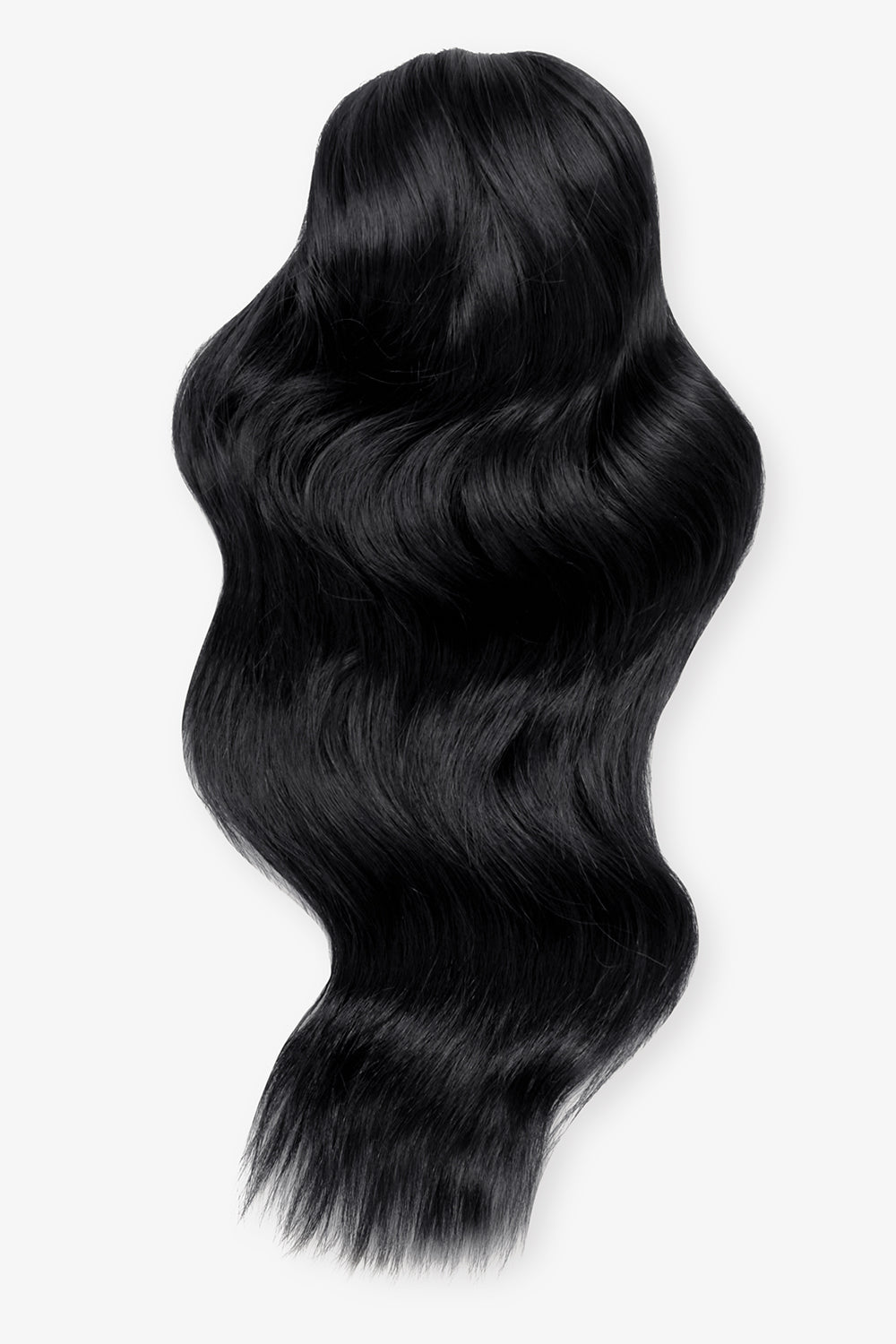 Brushed Out Wave 16" Claw Clip Pony - BLACKS | JET BLACK #1