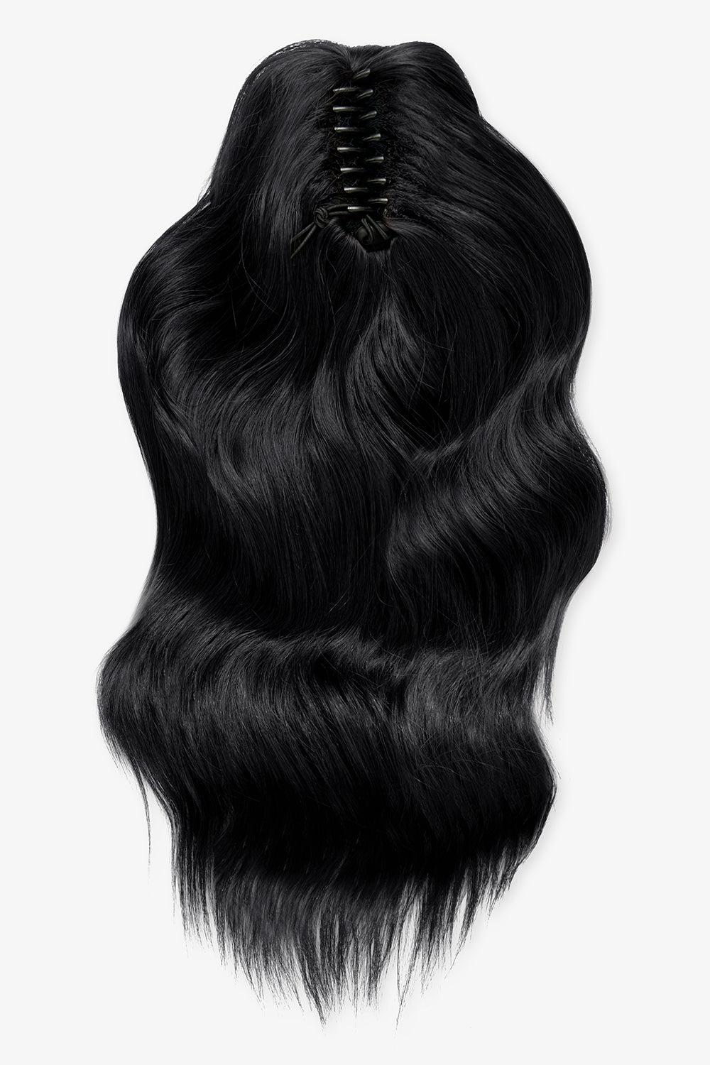 Brushed Out Wave 16" Claw Clip Pony - BLACKS | JET BLACK #2