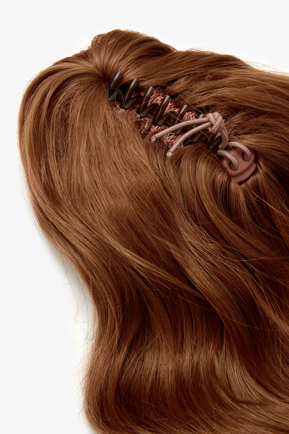 Brushed Out Wave 16" Claw Clip Pony - REDS | MIXED AUBURN #3