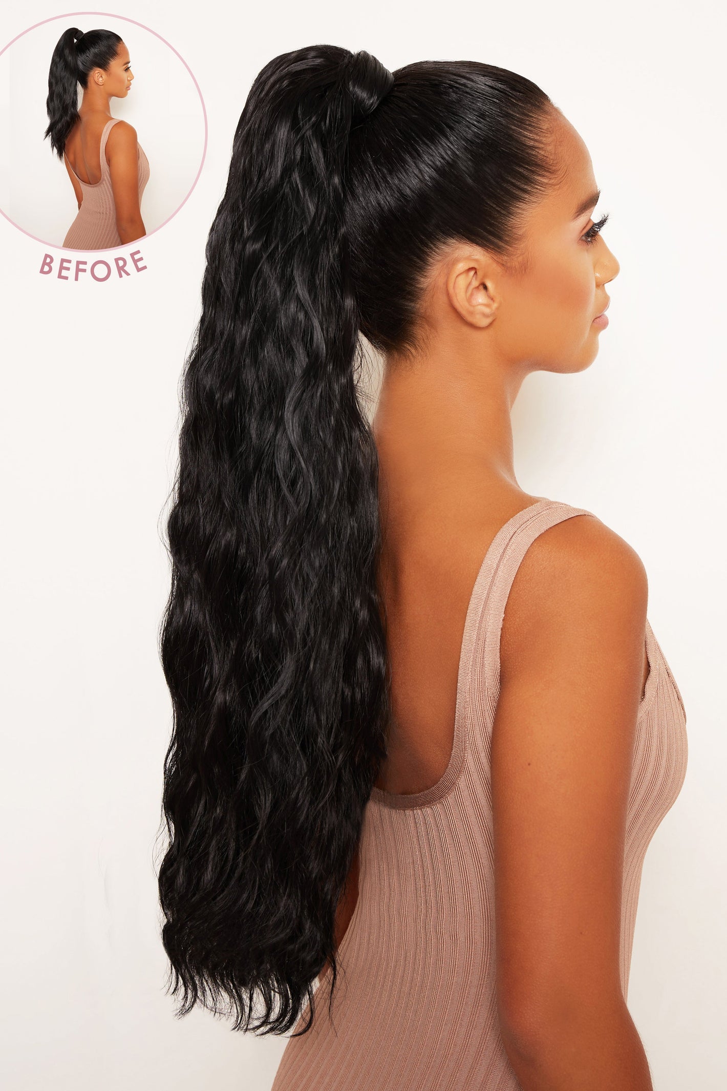 Grande 26" Textured Wave Wraparound Pony [Clearance]