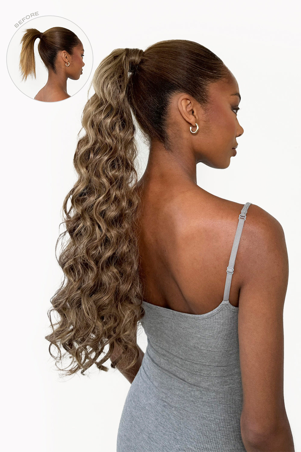 Midi Grande 20" Curly Corkscrew Pony