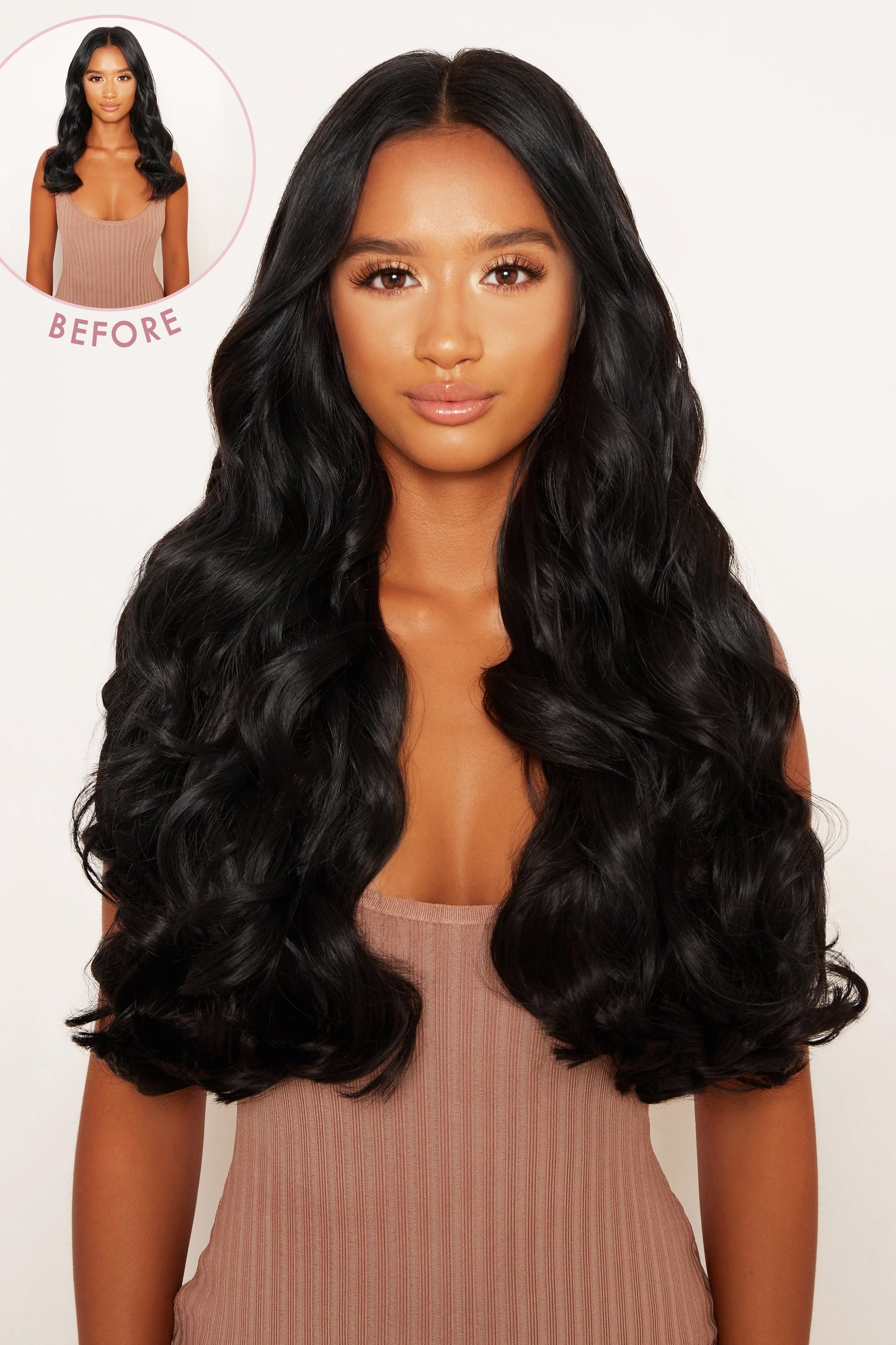 Super Thick 22" 5 Piece Curly Clip In Hair Extensions