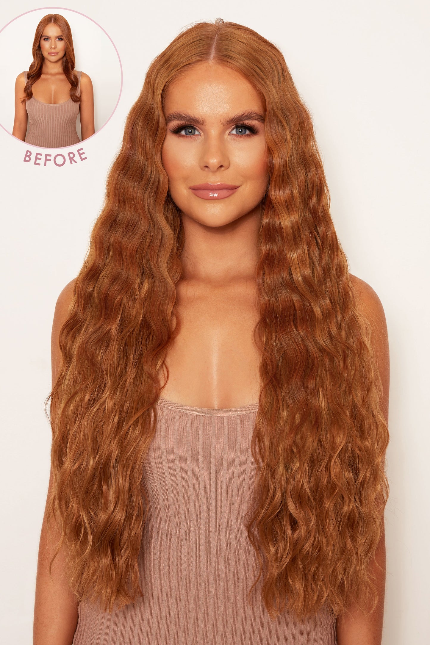 Super Thick 26" 5 Piece Waist Length Wave Clip In Hair Extensions