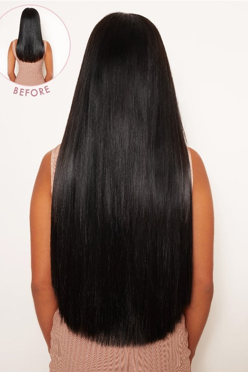 Super Thick 26" 5 Piece Statement Straight Clip In Hair Extensions