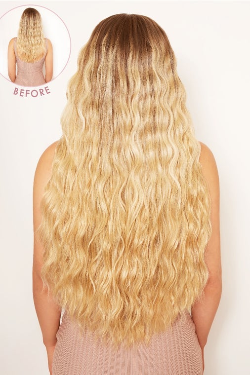 Super Thick 26" 5 Piece Waist Length Wave Clip In Hair Extensions