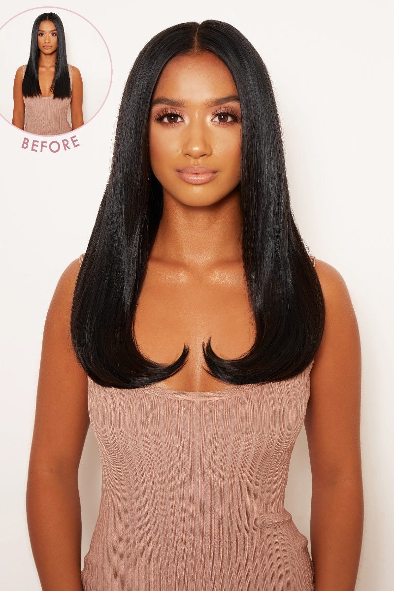 Super Thick 16" 5 Piece Curve Clip In Hair Extensions